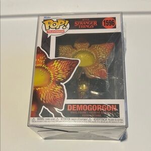 Funko Pop Demogorgon Figure with Orange and Yellow Accents